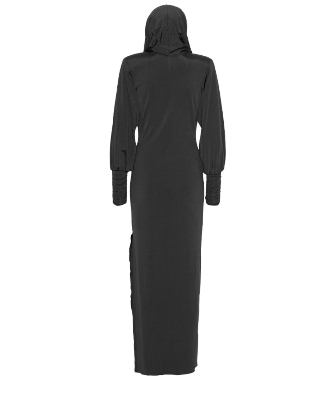 ROTATE Черное вискозное платье, фото 2