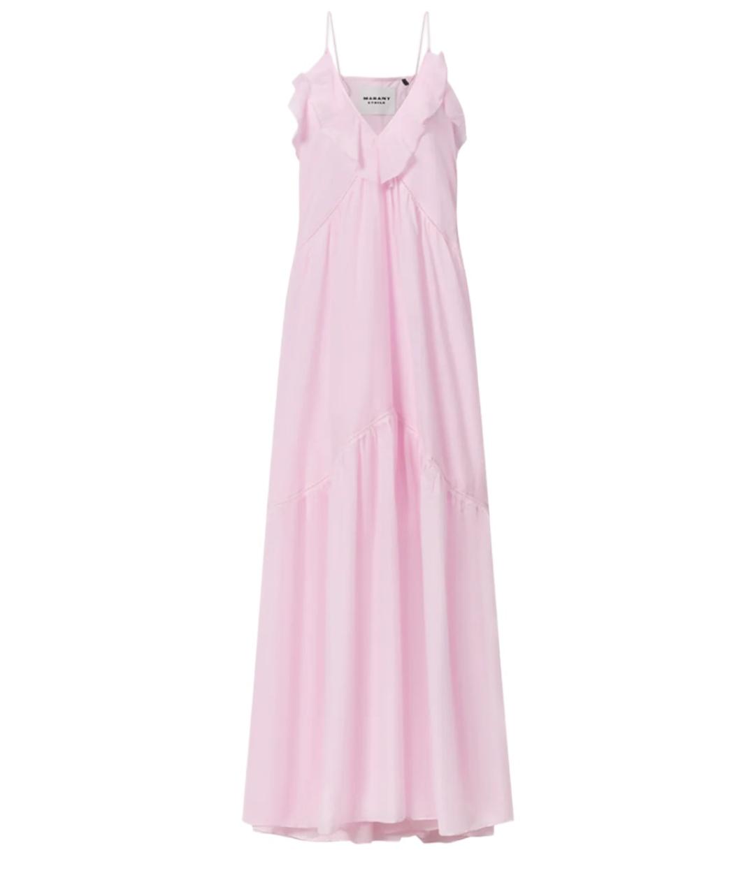 ISABEL MARANT ETOILE Розовое хлопковое платье, фото 1