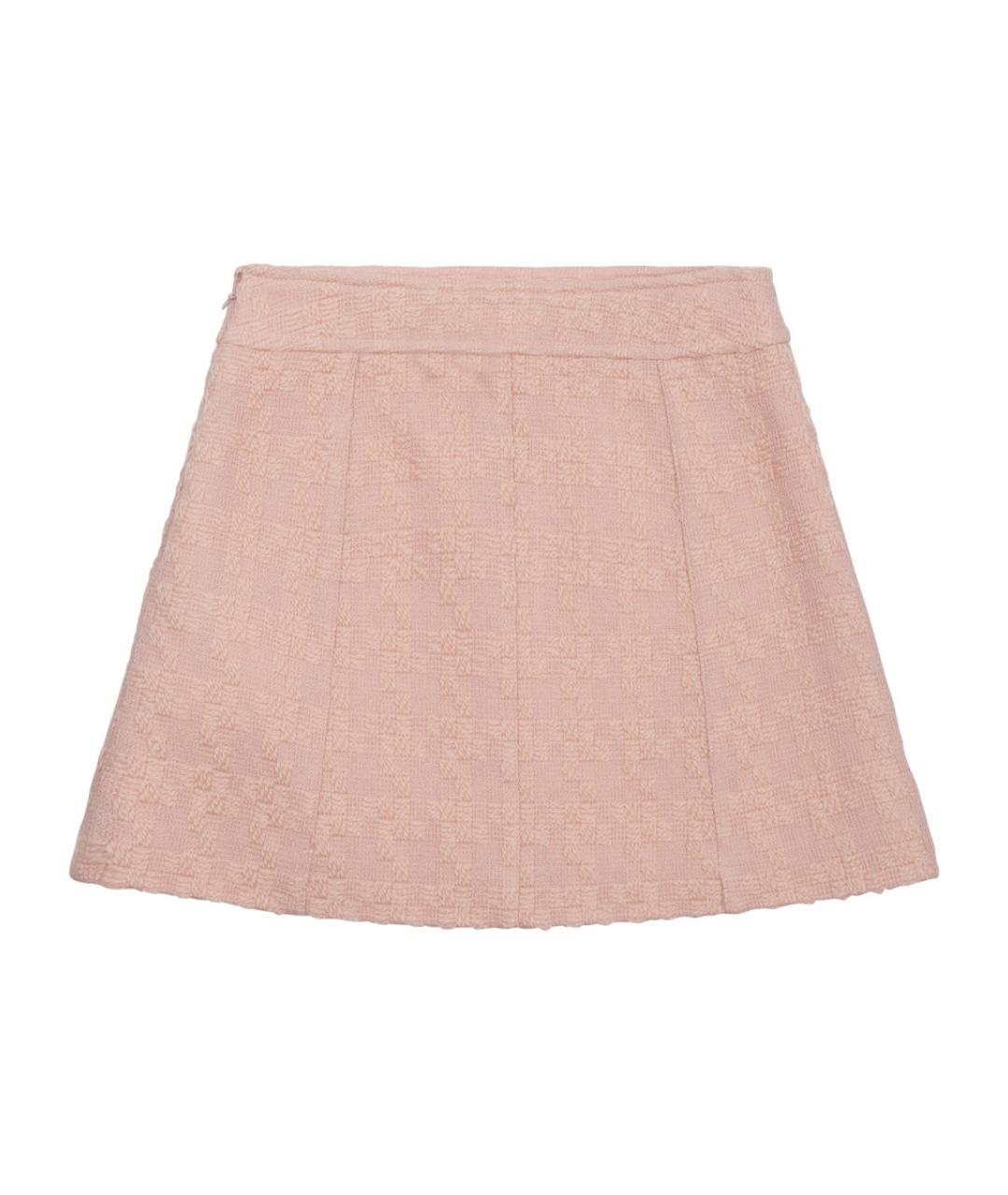 CELINE Розовая юбка мини, фото 2
