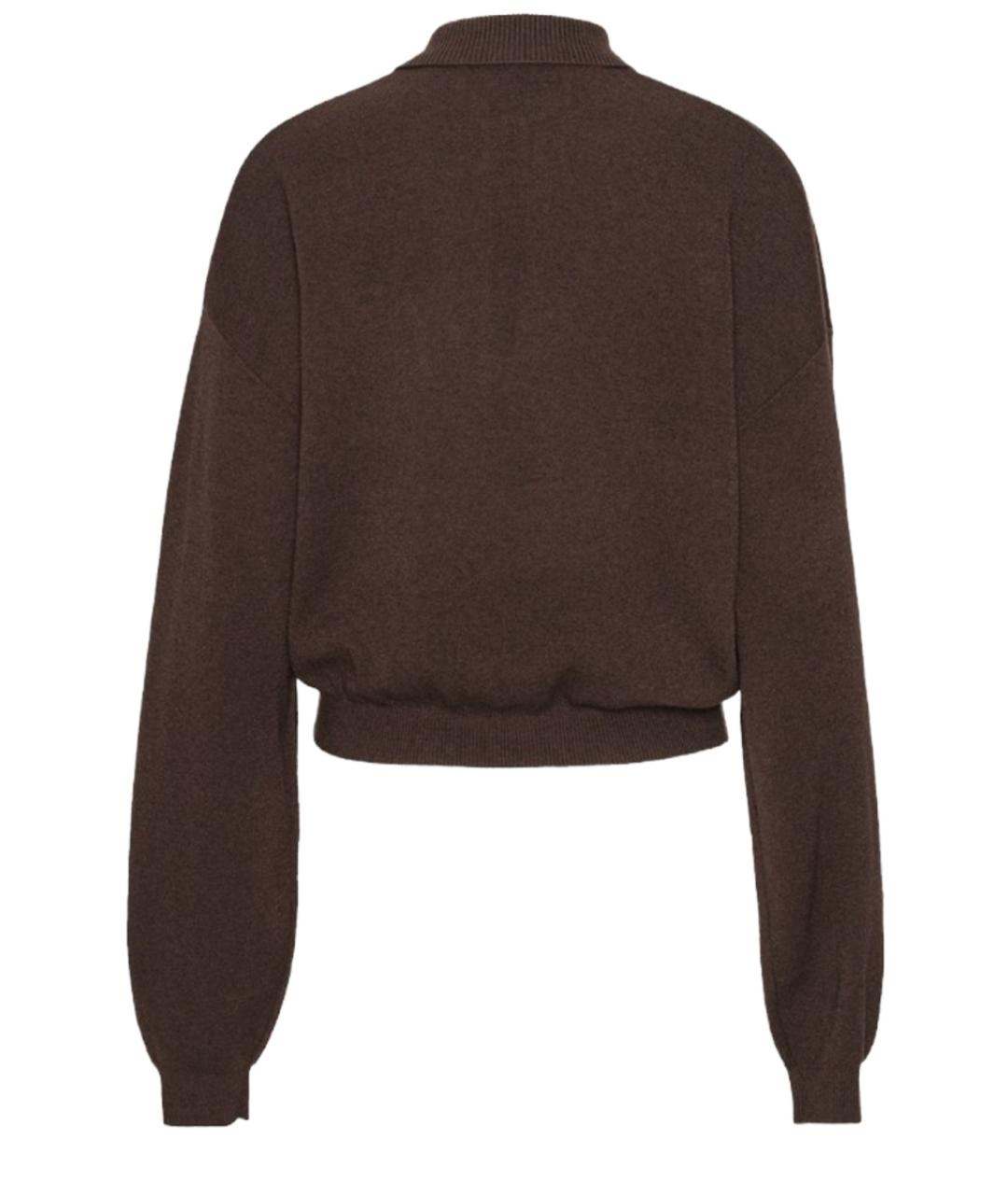 ROTATE Коричневый шерстяной джемпер / свитер, фото 2
