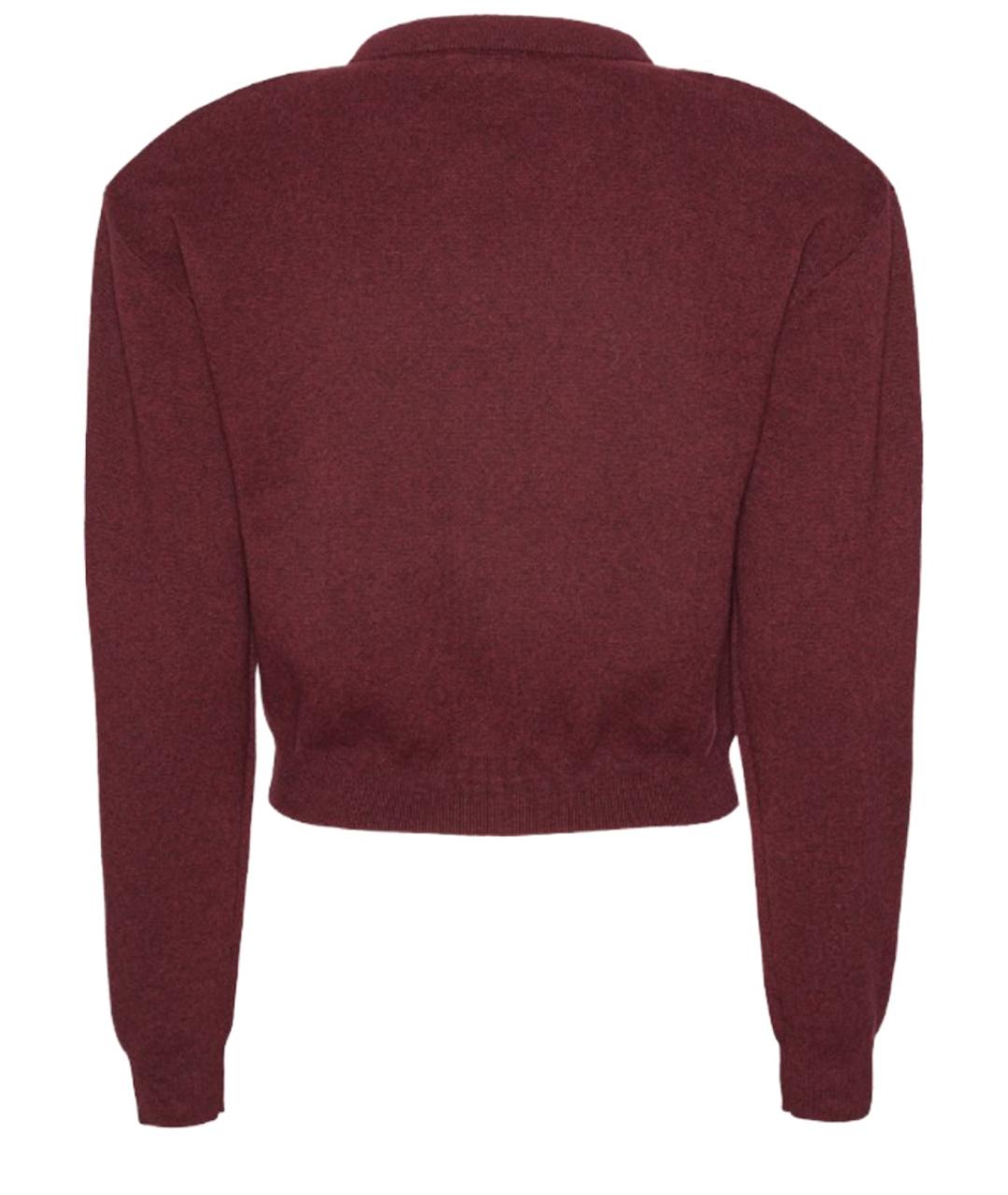 ROTATE Бордовый хлопковый кардиган, фото 2