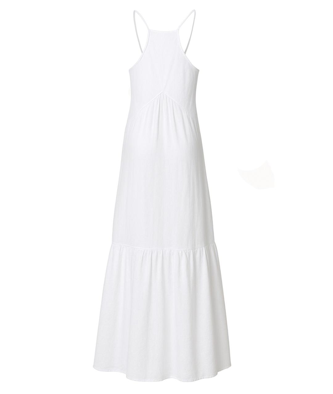 ISABEL MARANT ETOILE Белое хлопковое вечернее платье, фото 3