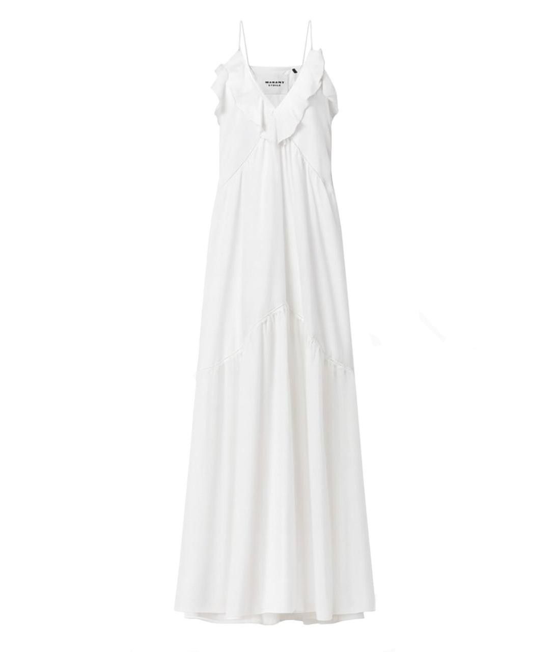 ISABEL MARANT ETOILE Белое хлопковое вечернее платье, фото 1