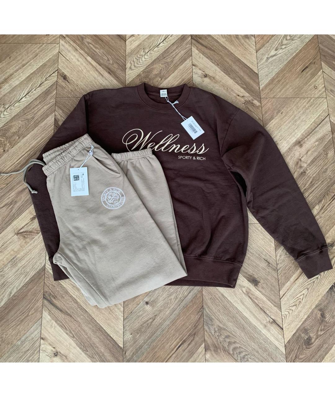 SPORTY AND RICH Хлопковый спортивные костюмы, фото 3