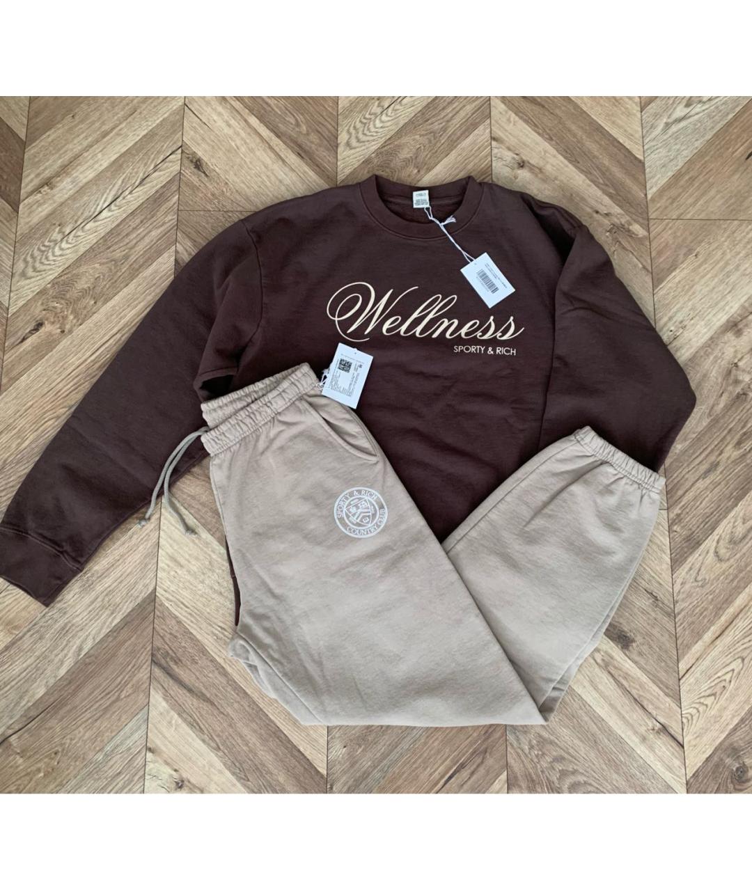 SPORTY AND RICH Хлопковый спортивные костюмы, фото 5