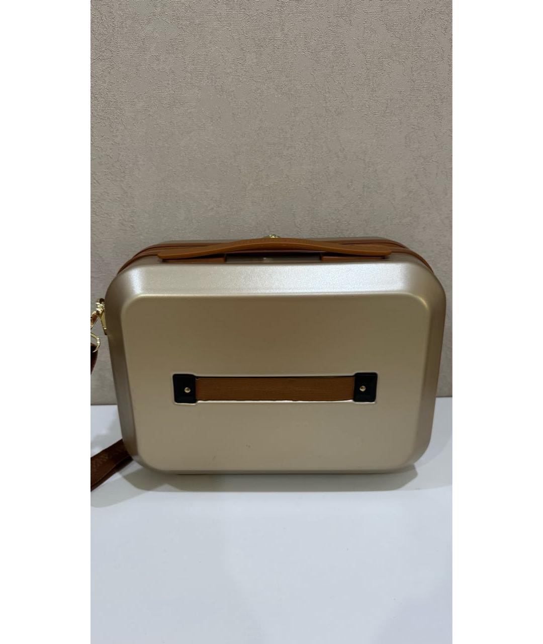 ROBERTO CAVALLI Бежевый чемодан, фото 6