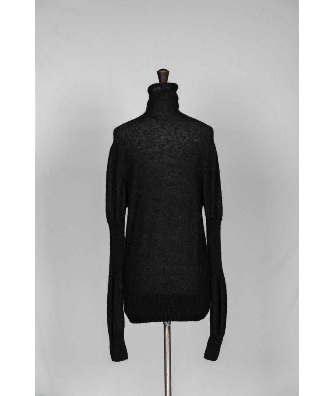 LEMAIRE Черный шерстяной джемпер / свитер, фото 2