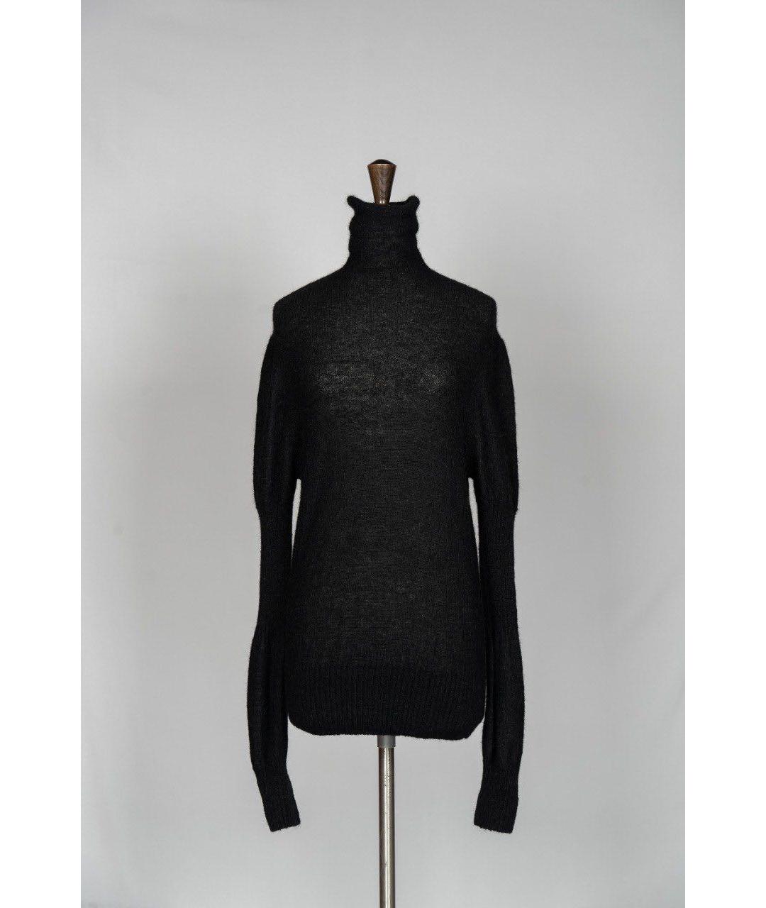 LEMAIRE Черный шерстяной джемпер / свитер, фото 3