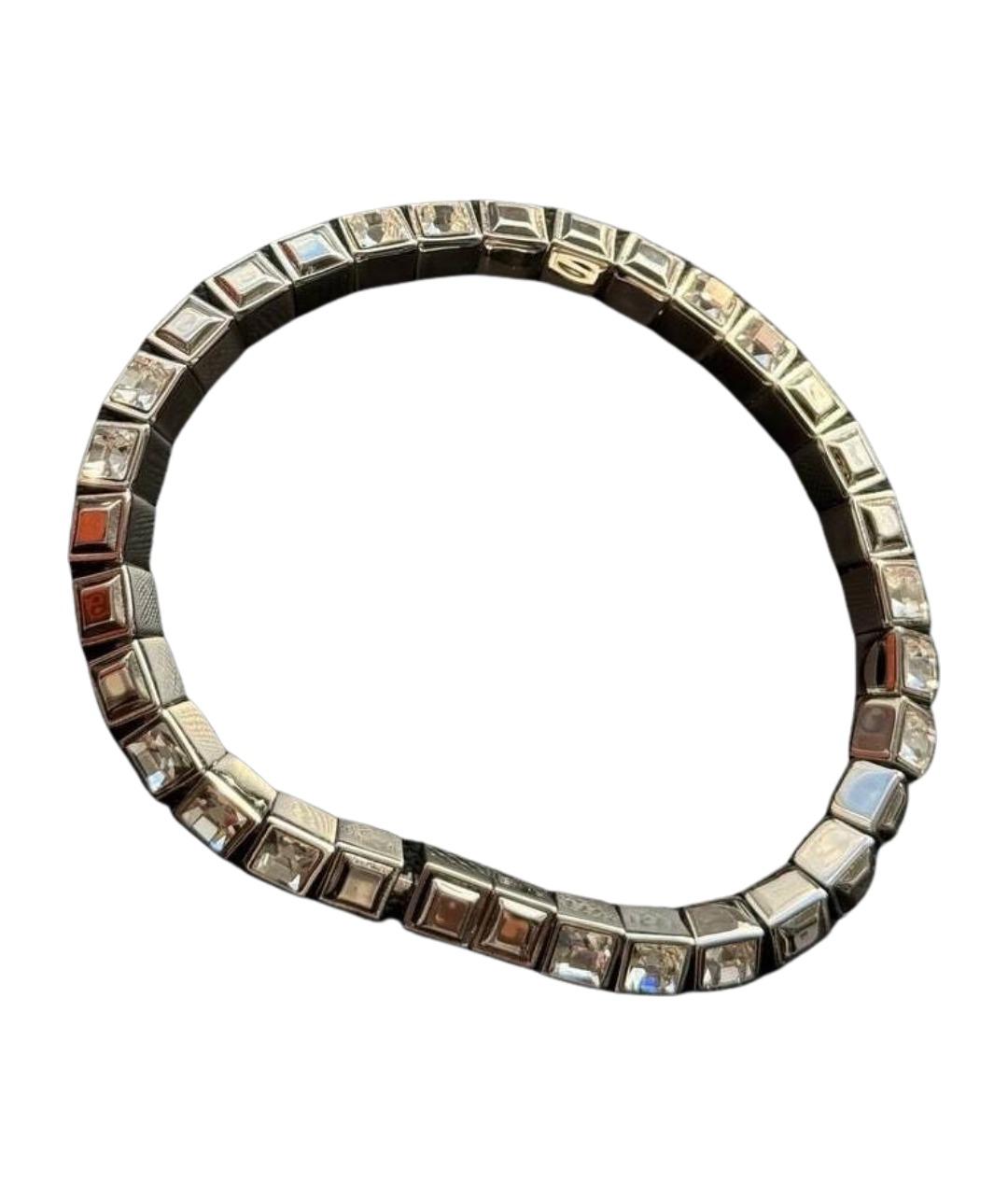 SAINT LAURENT Серебрянный металлический браслет, фото 1