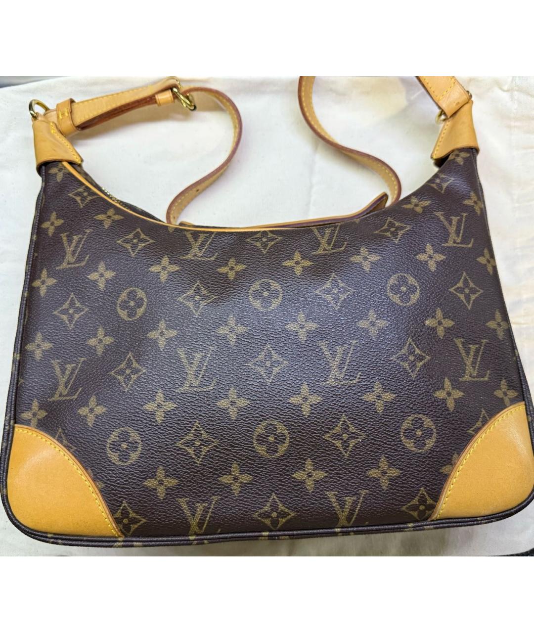 LOUIS VUITTON Коричневая сумка через плечо, фото 2