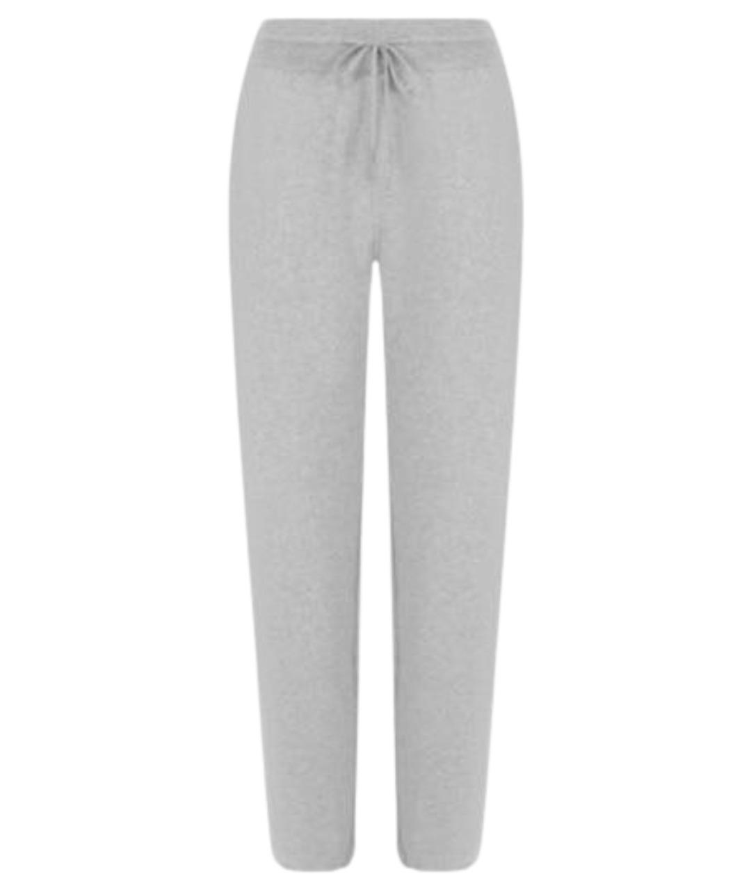 LORO PIANA Серые кашемировые брюки широкие, фото 1