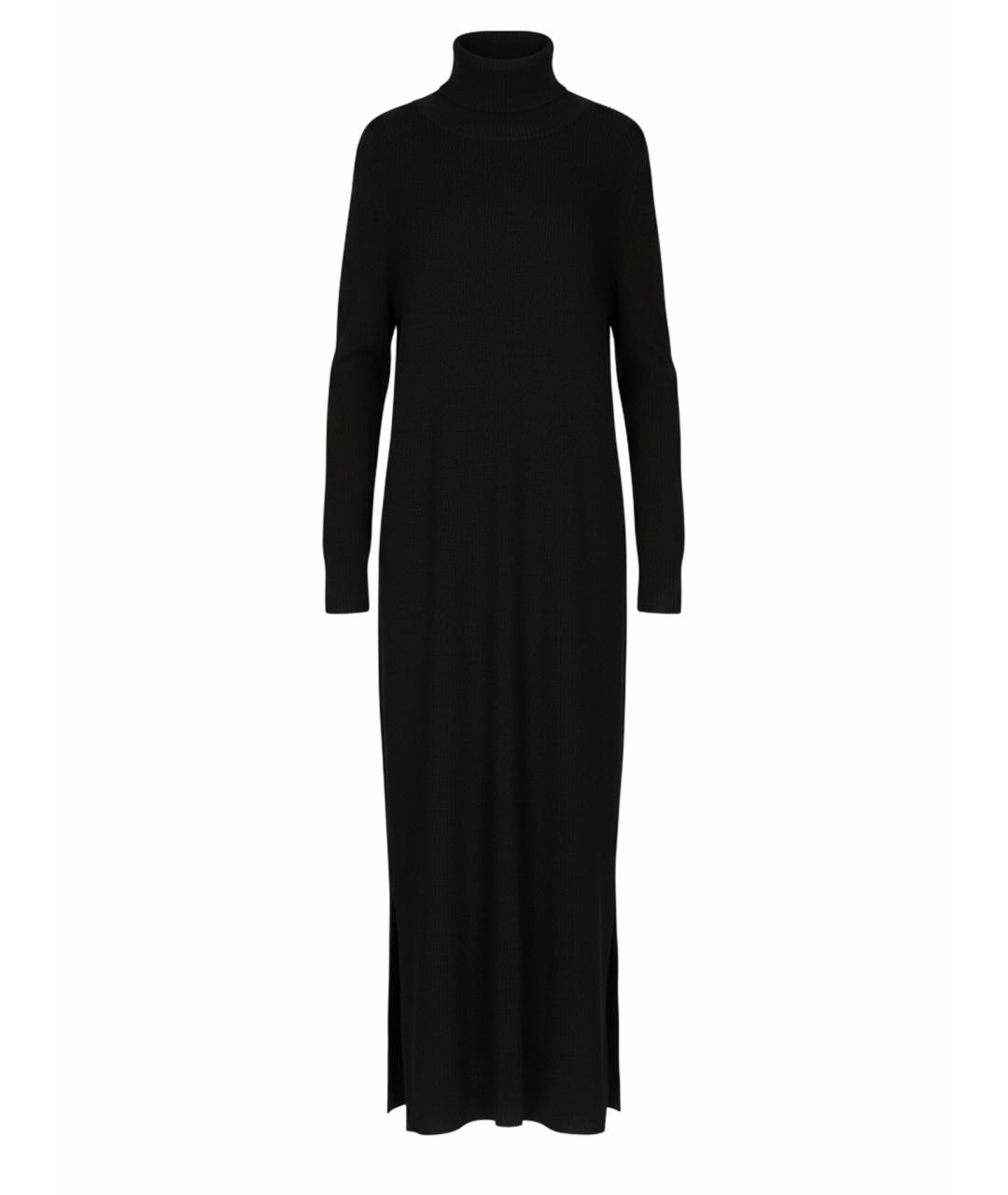 LEMAIRE Черное шерстяное повседневное платье, фото 1