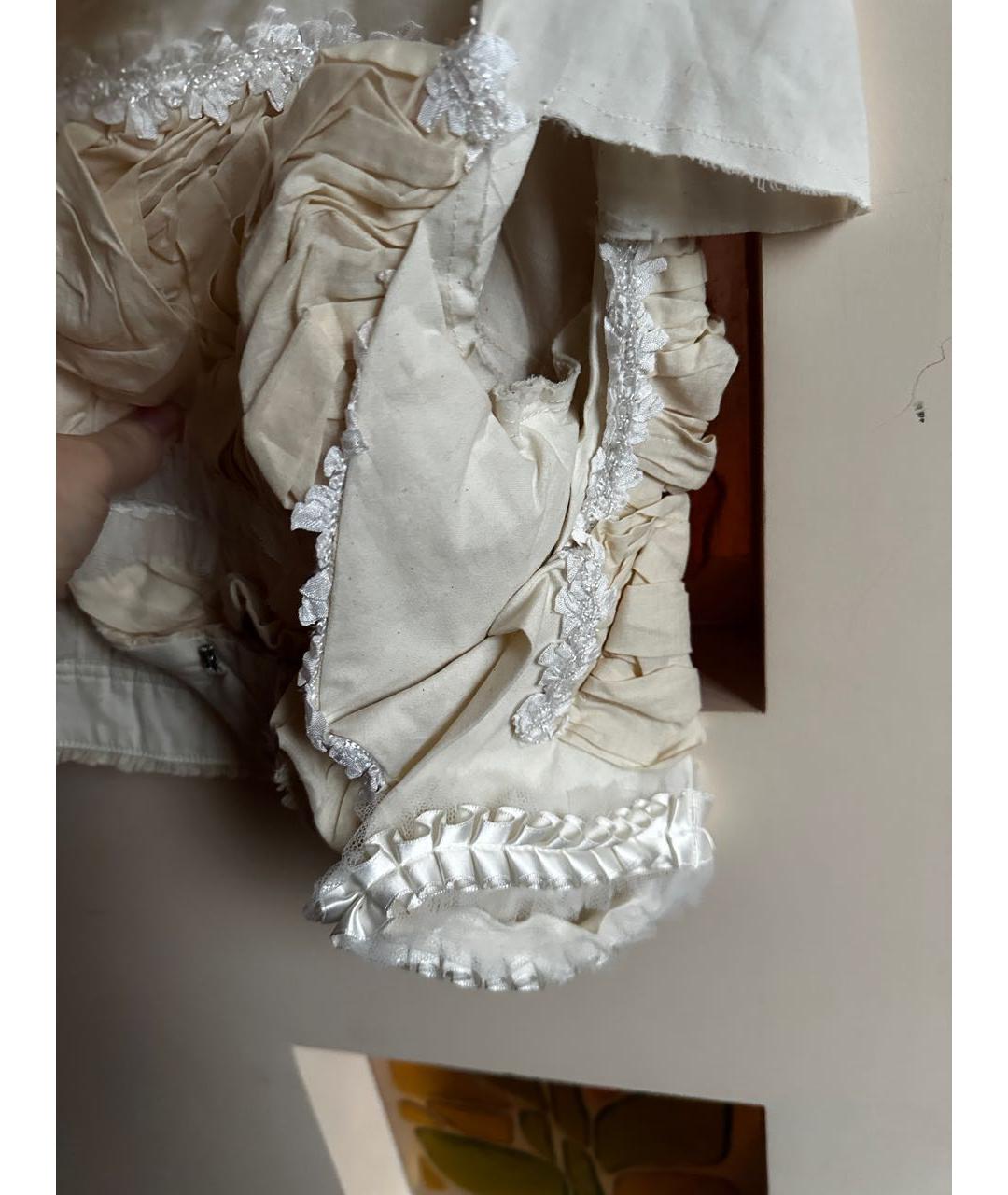 COMME DES GARÇONS Бежевая хлопковая блузы, фото 5