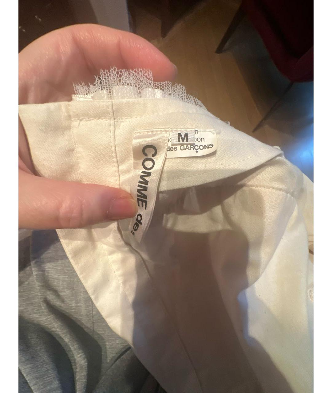 COMME DES GARÇONS Бежевая хлопковая блузы, фото 7