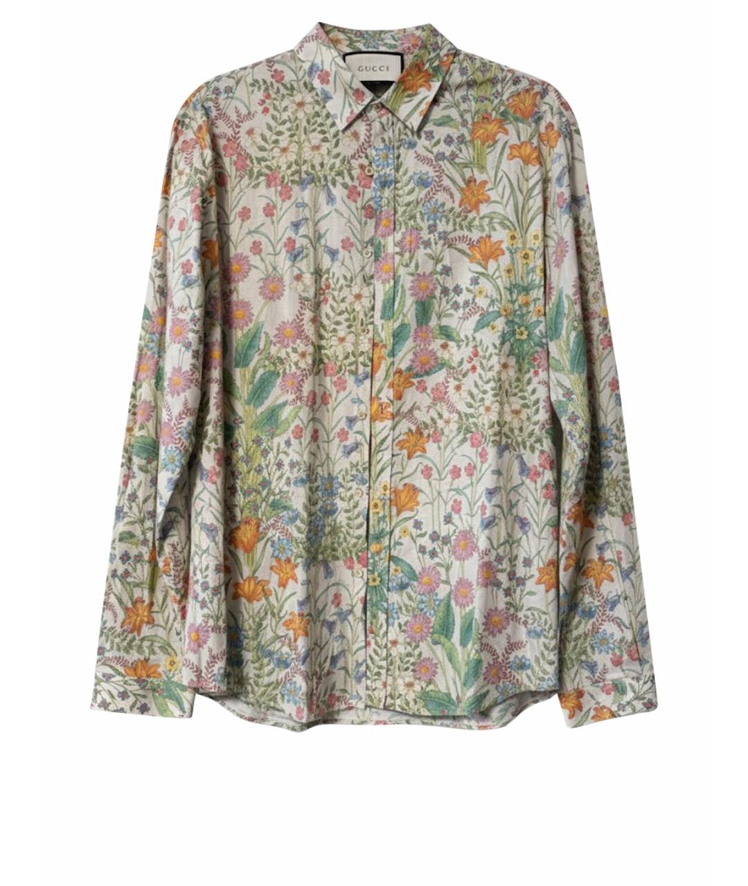 GUCCI Мульти хлопковая кэжуал рубашка, фото 1
