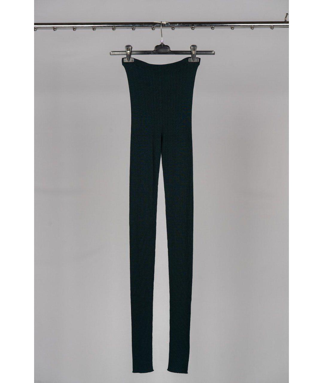 LEMAIRE Темно-синие шерстяные леггинсы и велосипедки, фото 3