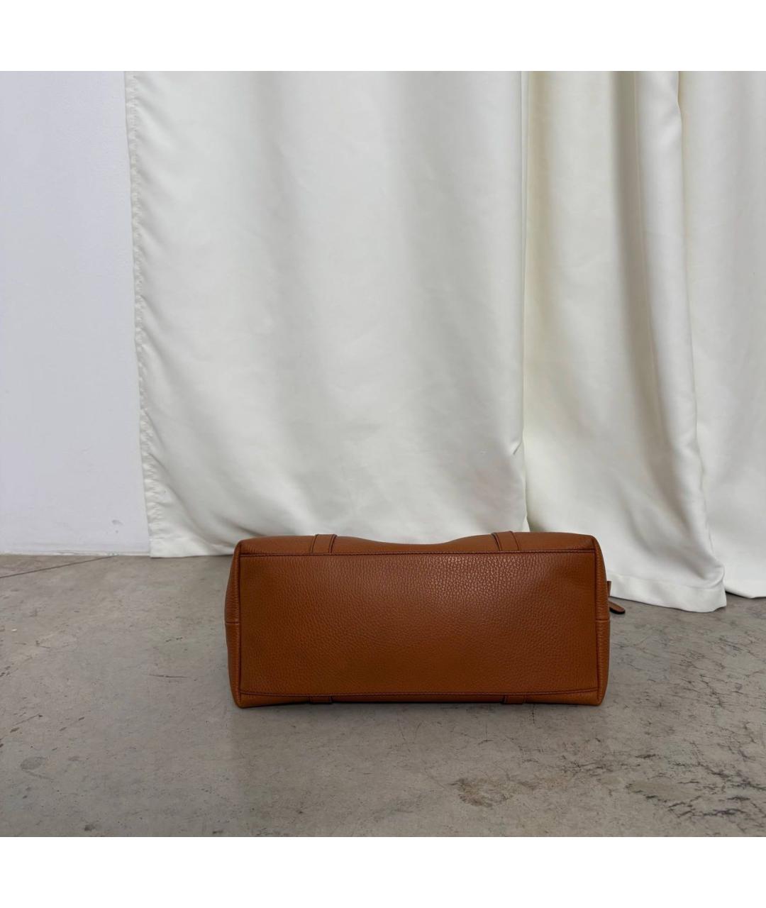 GUCCI Коричневая кожаная сумка через плечо, фото 7
