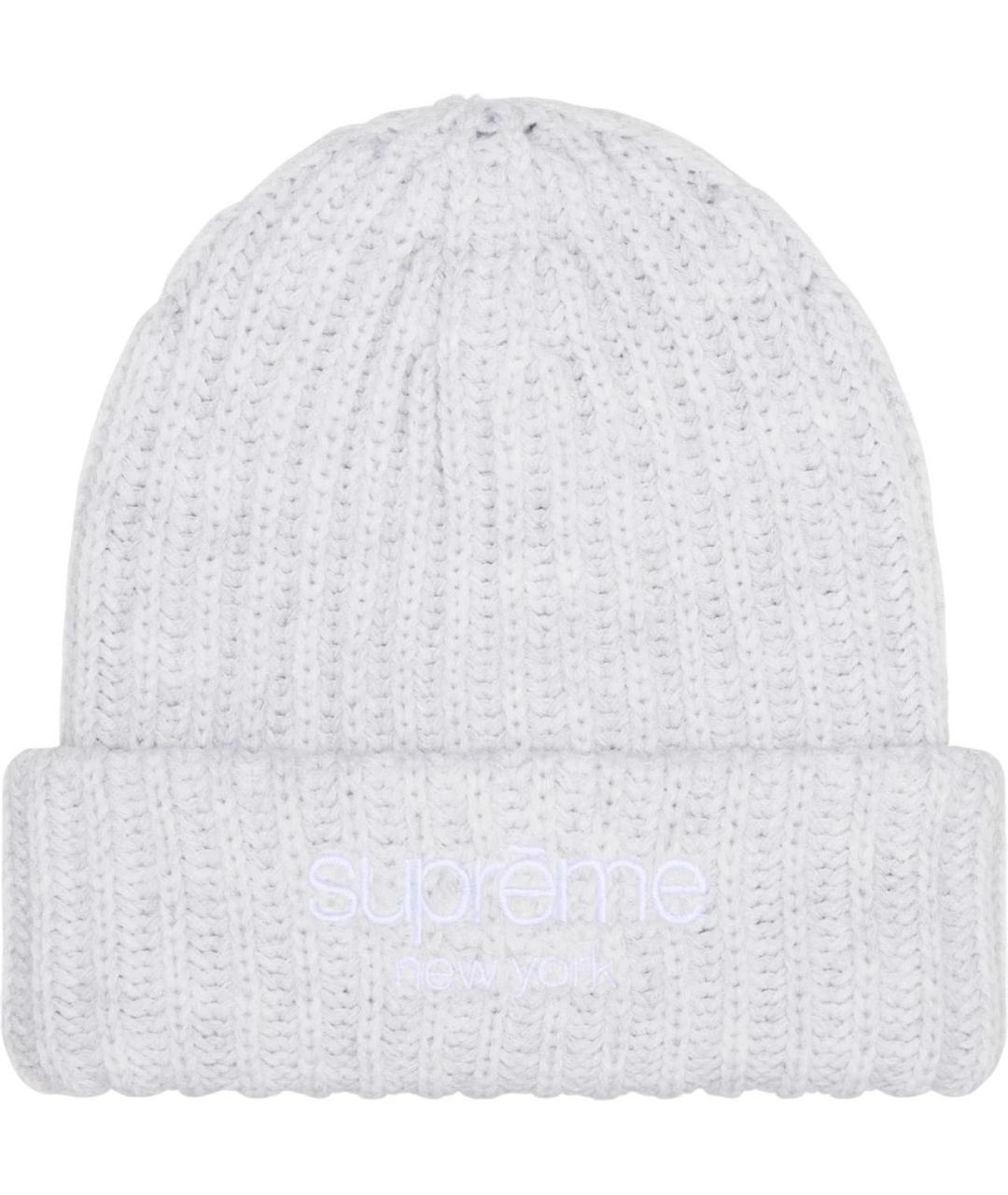 SUPREME Белая шапка, фото 2