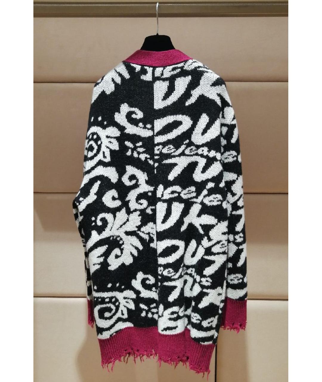 VERSACE JEANS COUTURE Мульти шерстяной кардиган, фото 2