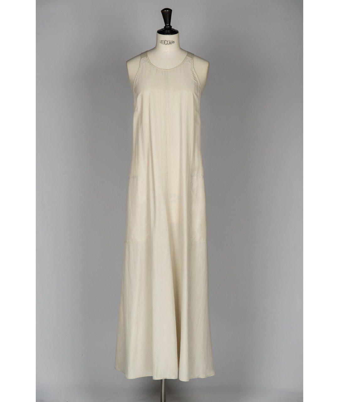 JOSEPH Бежевый шелковый сарафан, фото 3