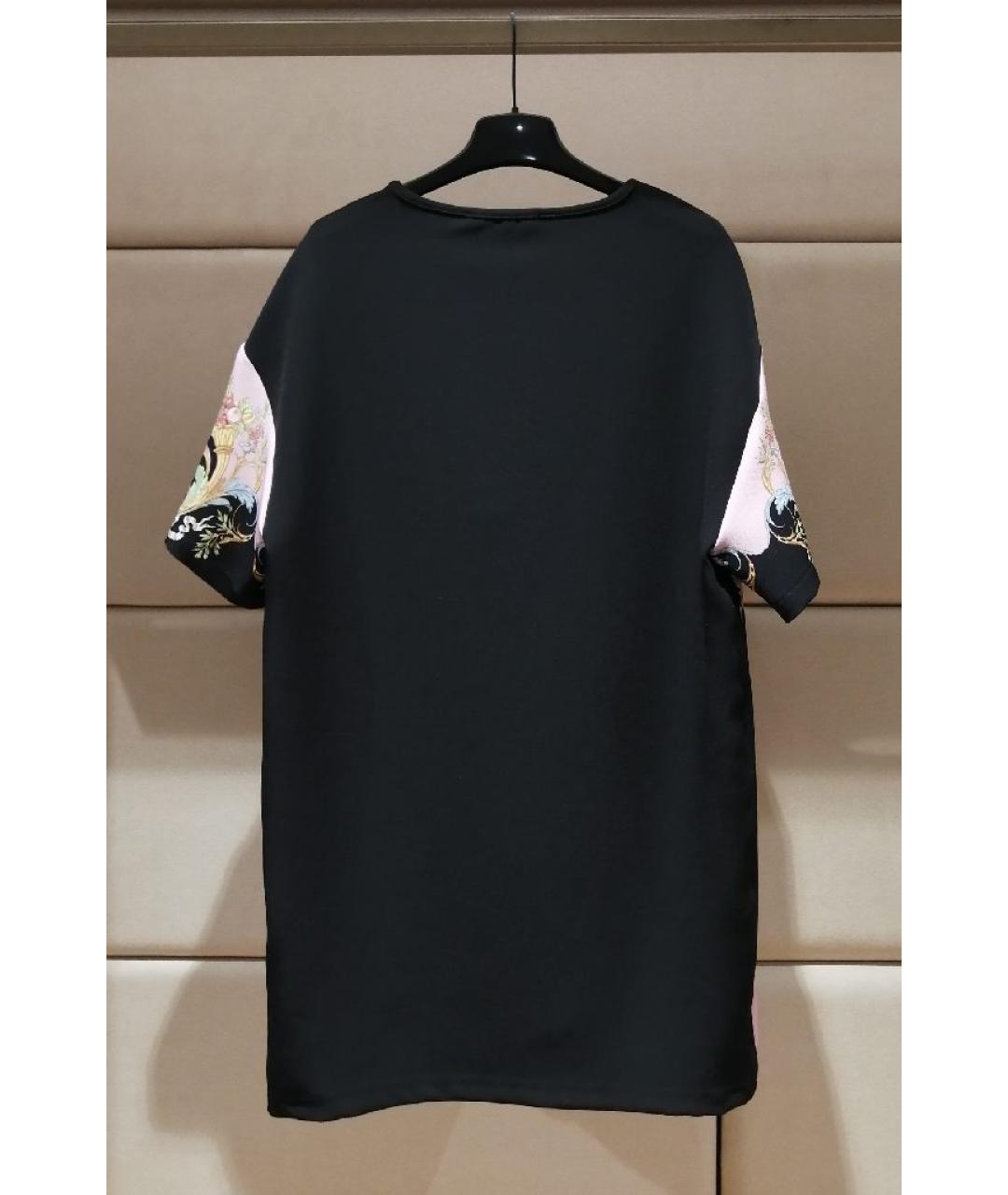 VERSACE JEANS COUTURE Мульти шерстяное повседневное платье, фото 2