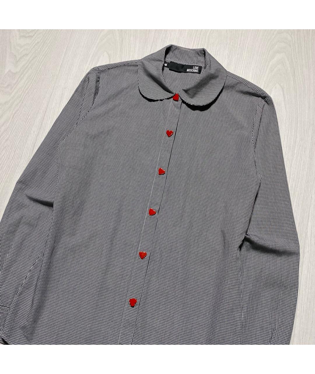 LOVE MOSCHINO Мульти хлопковая рубашка, фото 2