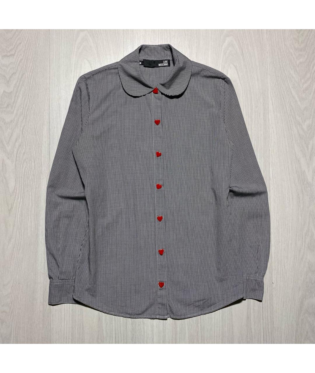 LOVE MOSCHINO Мульти хлопковая рубашка, фото 9