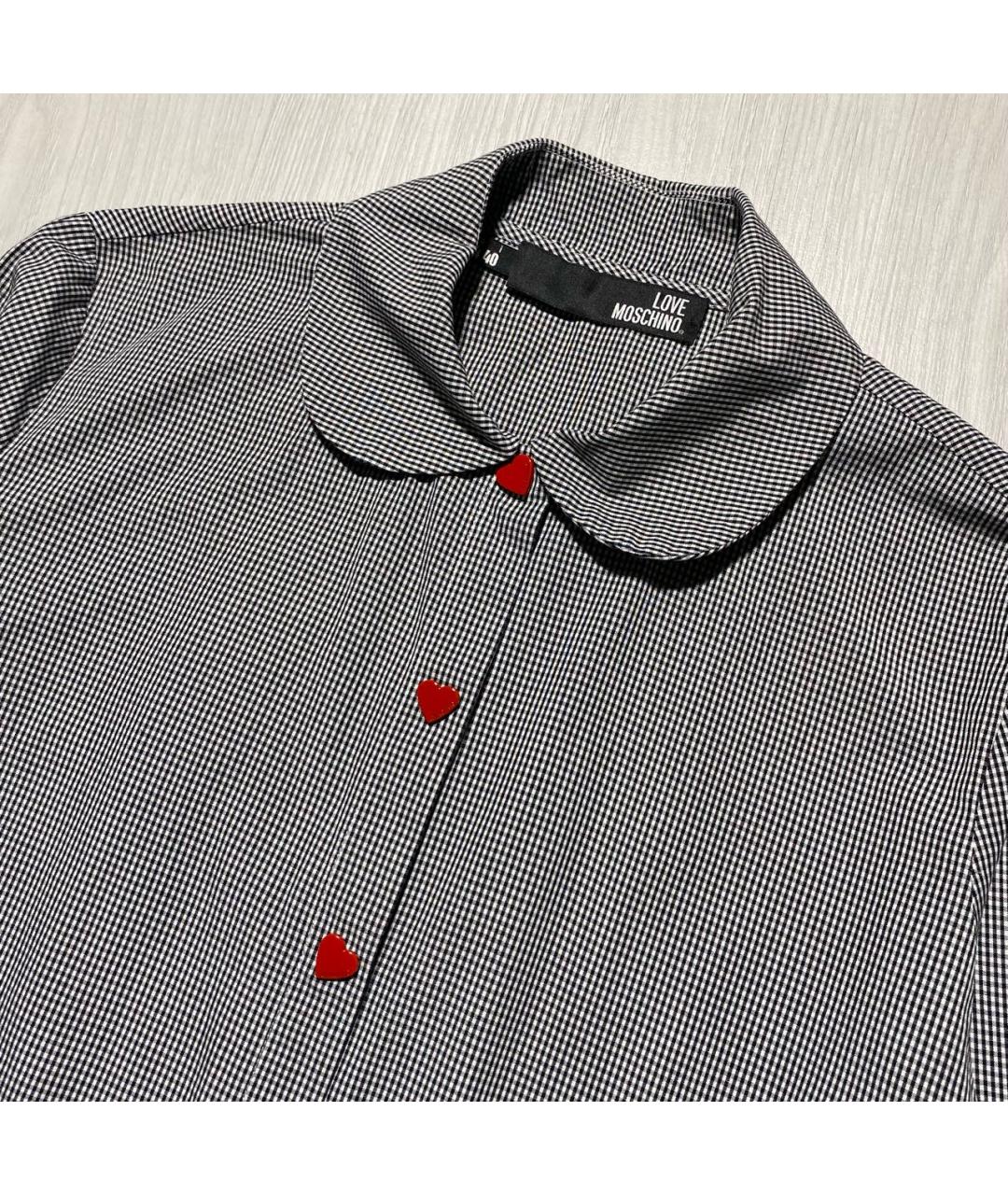 LOVE MOSCHINO Мульти хлопковая рубашка, фото 3