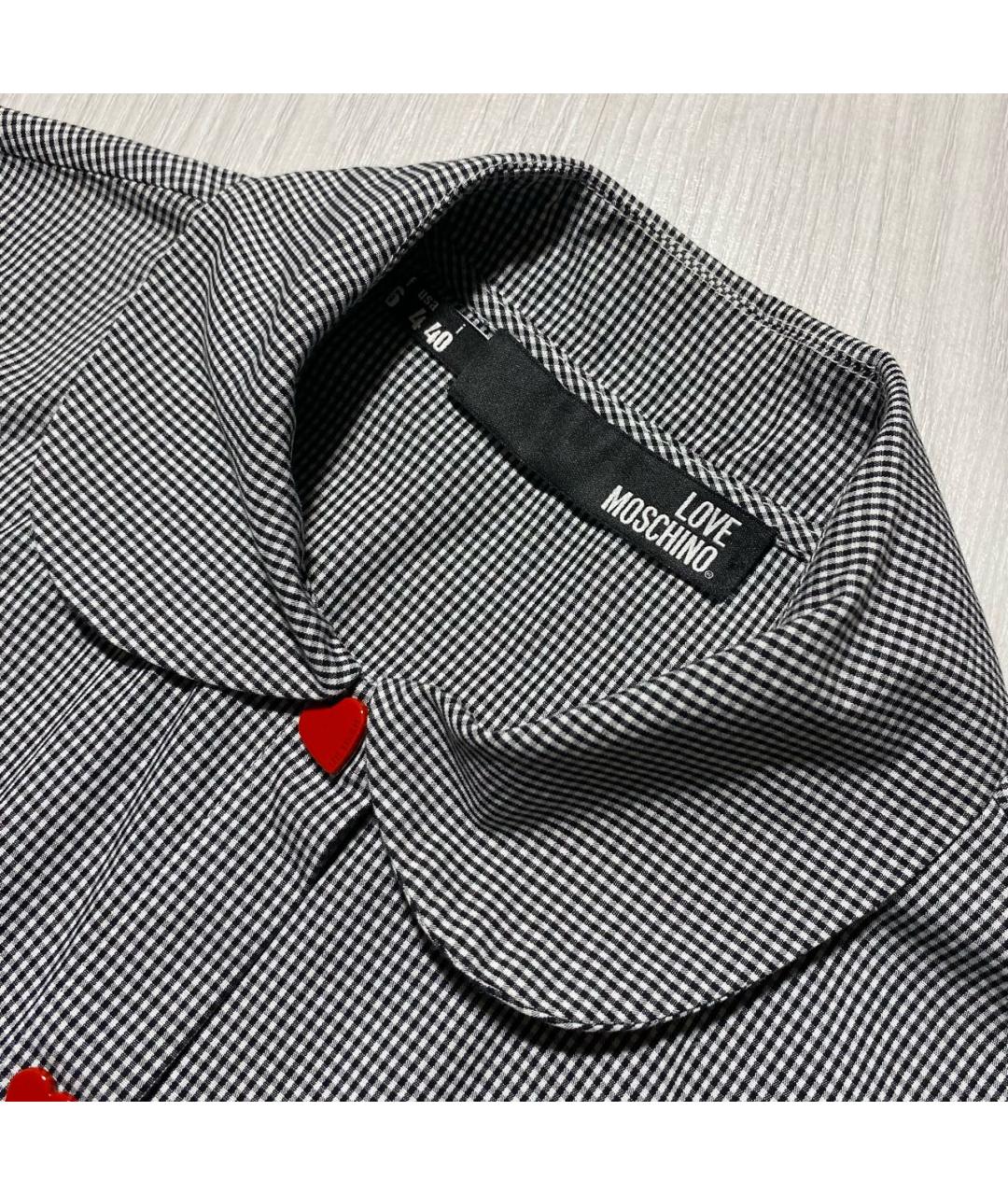 LOVE MOSCHINO Мульти хлопковая рубашка, фото 8