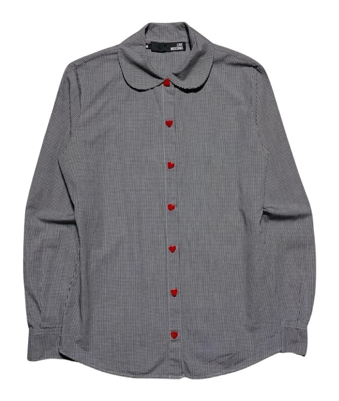 LOVE MOSCHINO Мульти хлопковая рубашка, фото 1