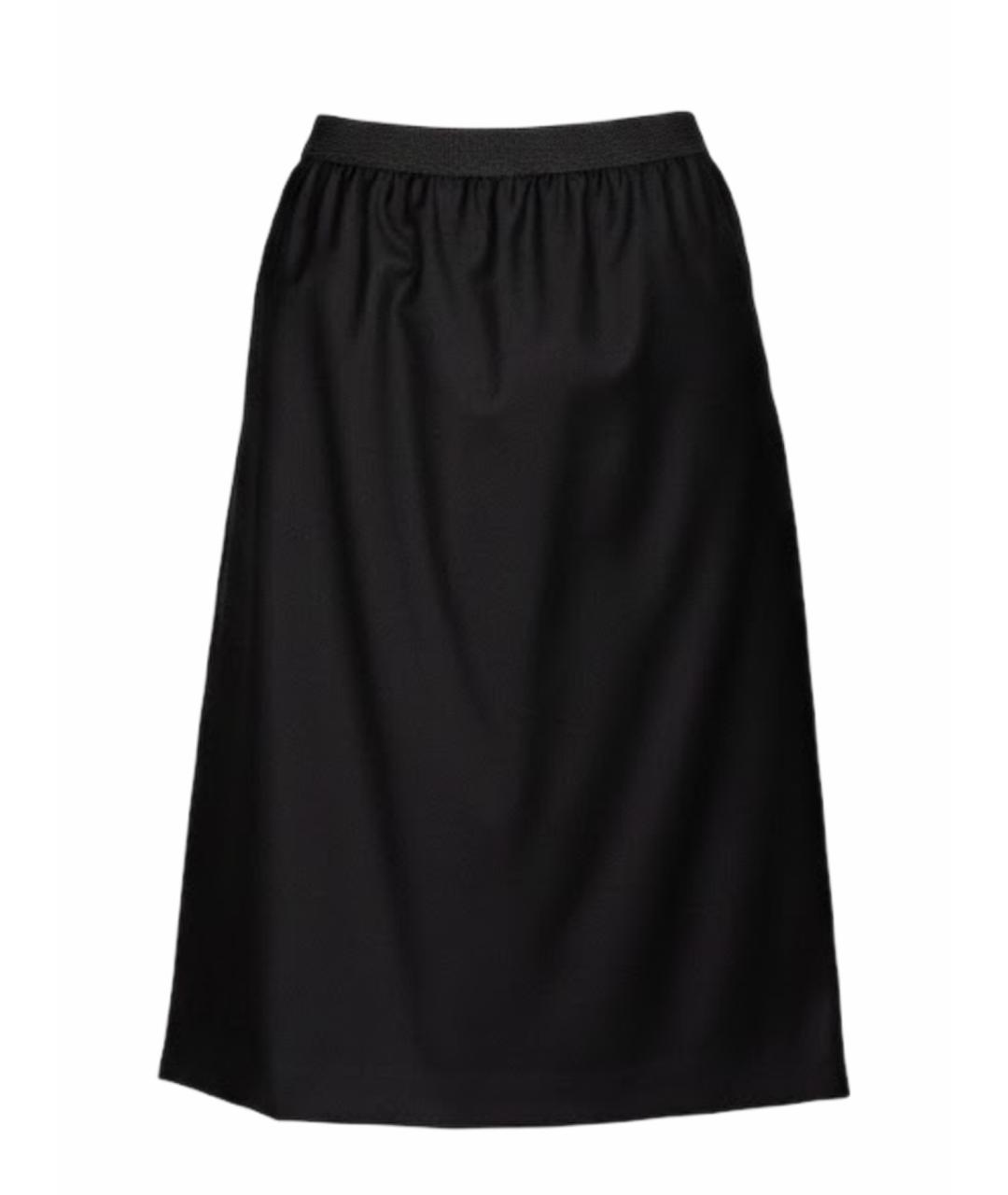 JOSEPH Черная шерстяная юбка мини, фото 1