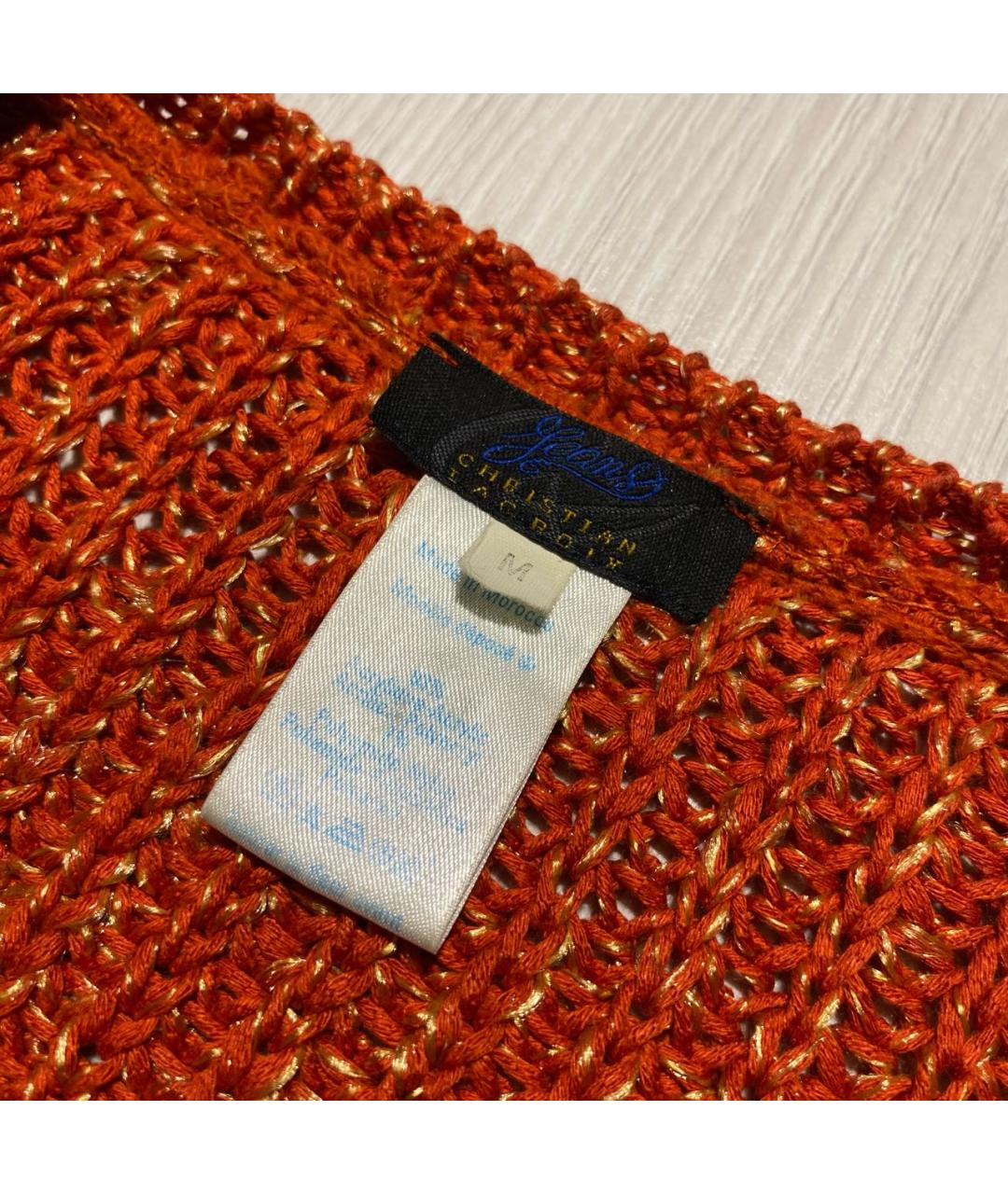 MAURICE LACROIX Оранжевый джемпер / свитер, фото 4