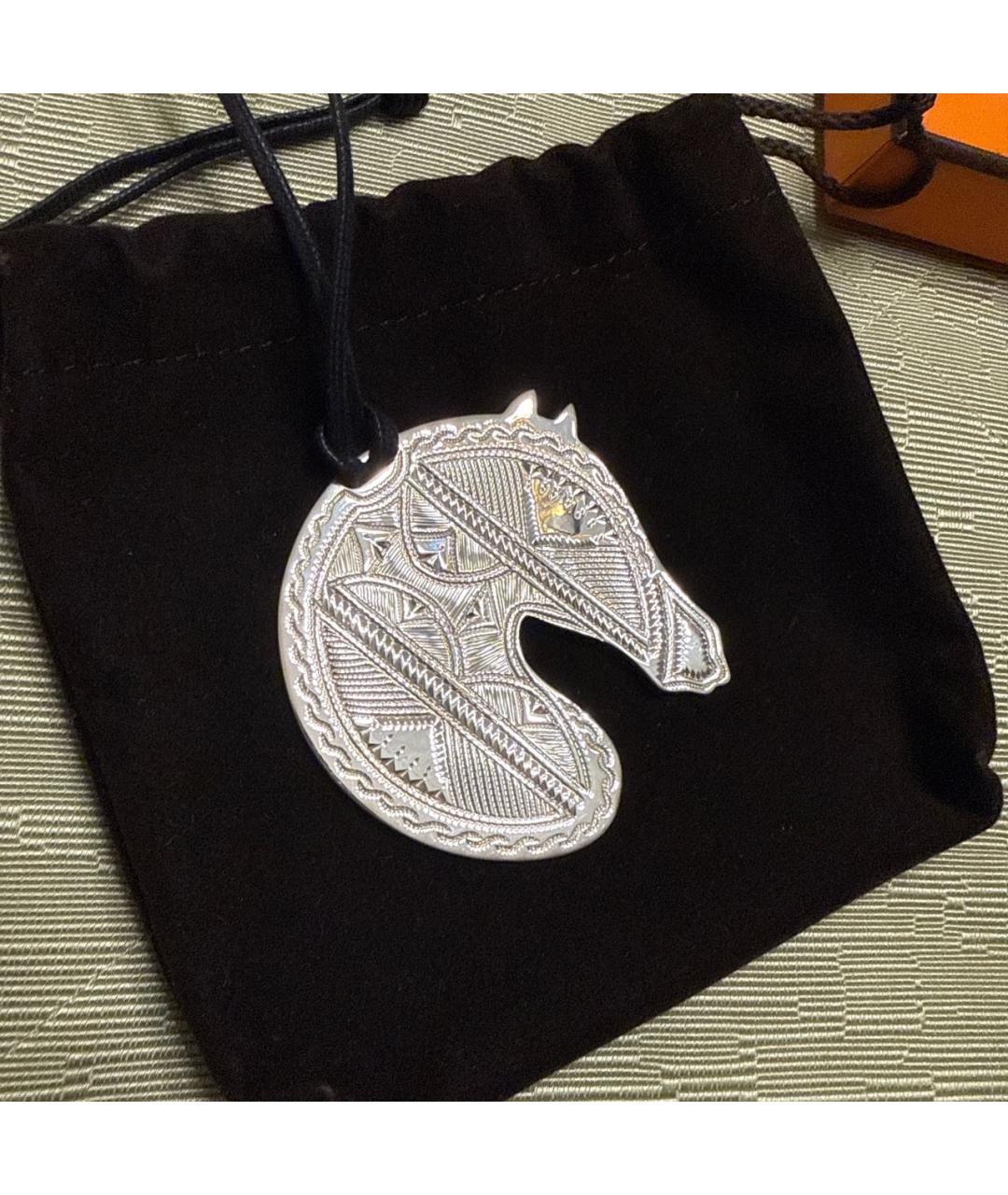 HERMES Серебрянный серебряный кулон, фото 7