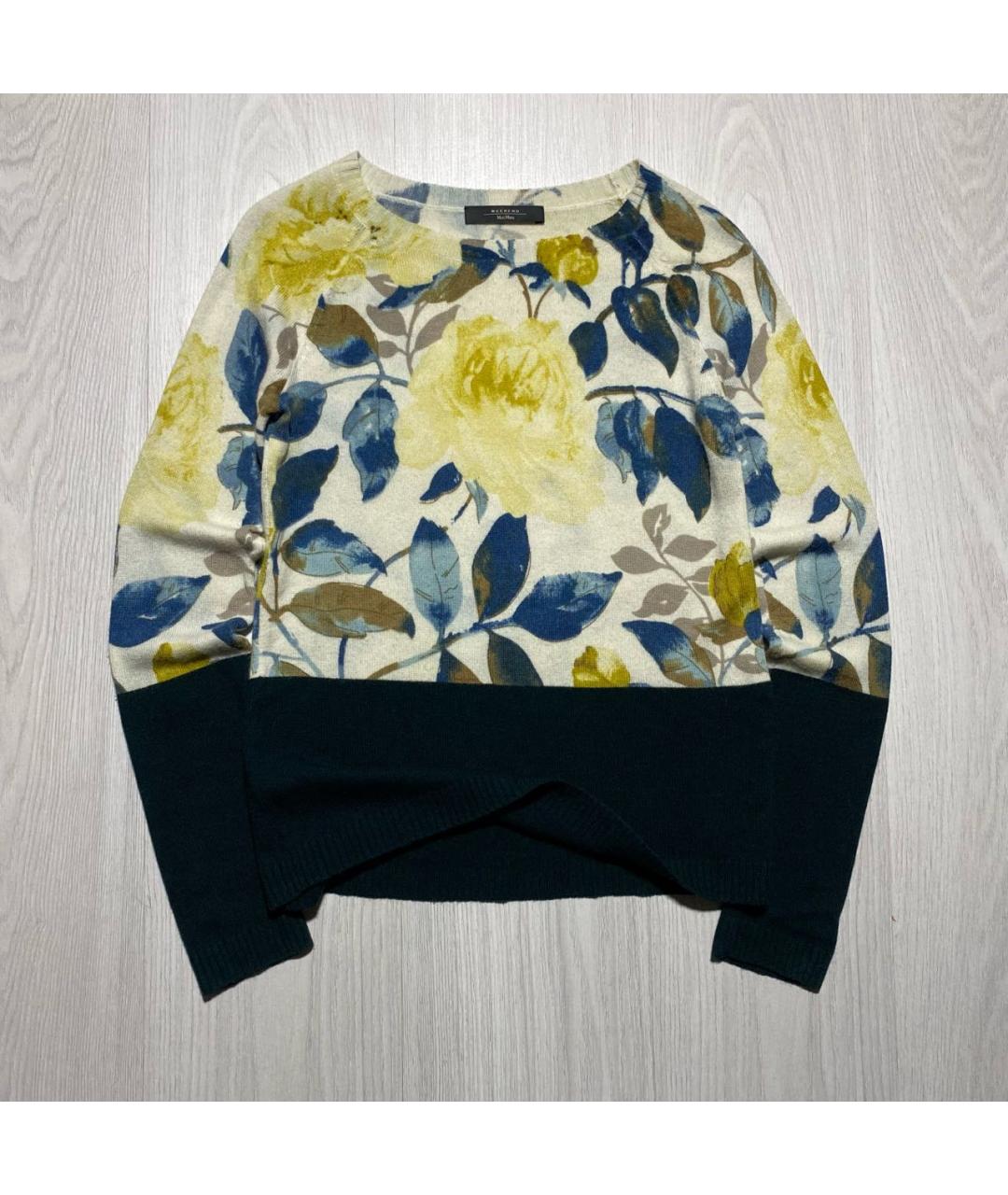 WEEKEND MAX MARA Мульти шерстяной джемпер / свитер, фото 8