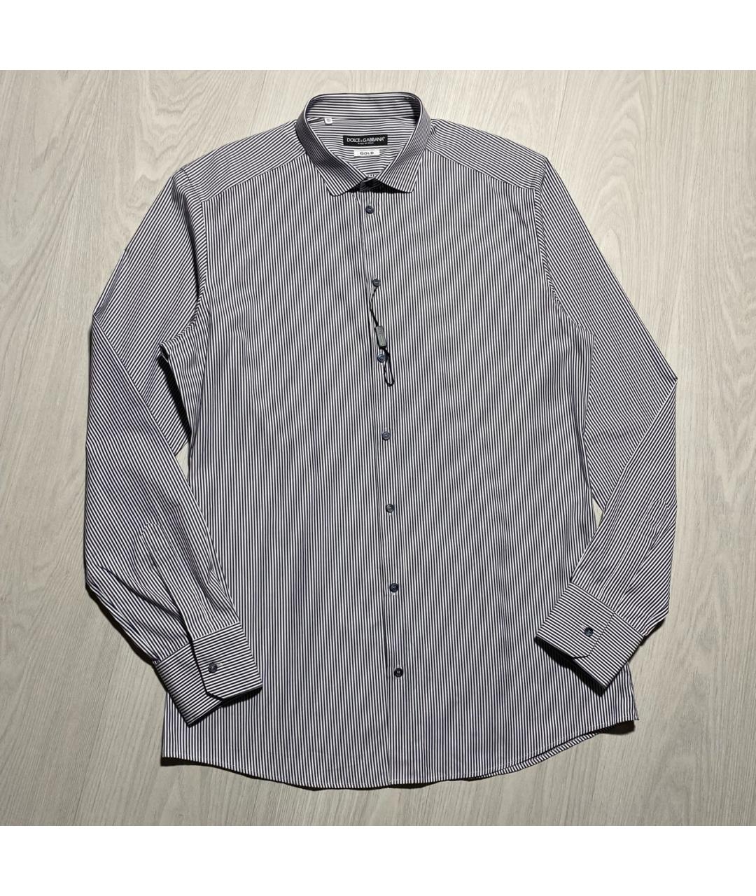 DOLCE&GABBANA Мульти хлопковая кэжуал рубашка, фото 6