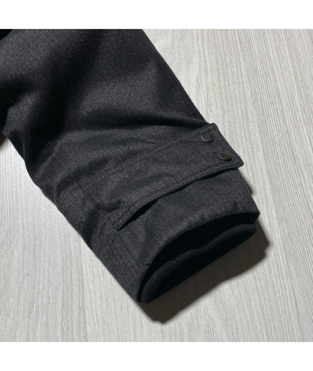 HUGO BOSS Антрацитовый полиамидовый пуховик, фото 7