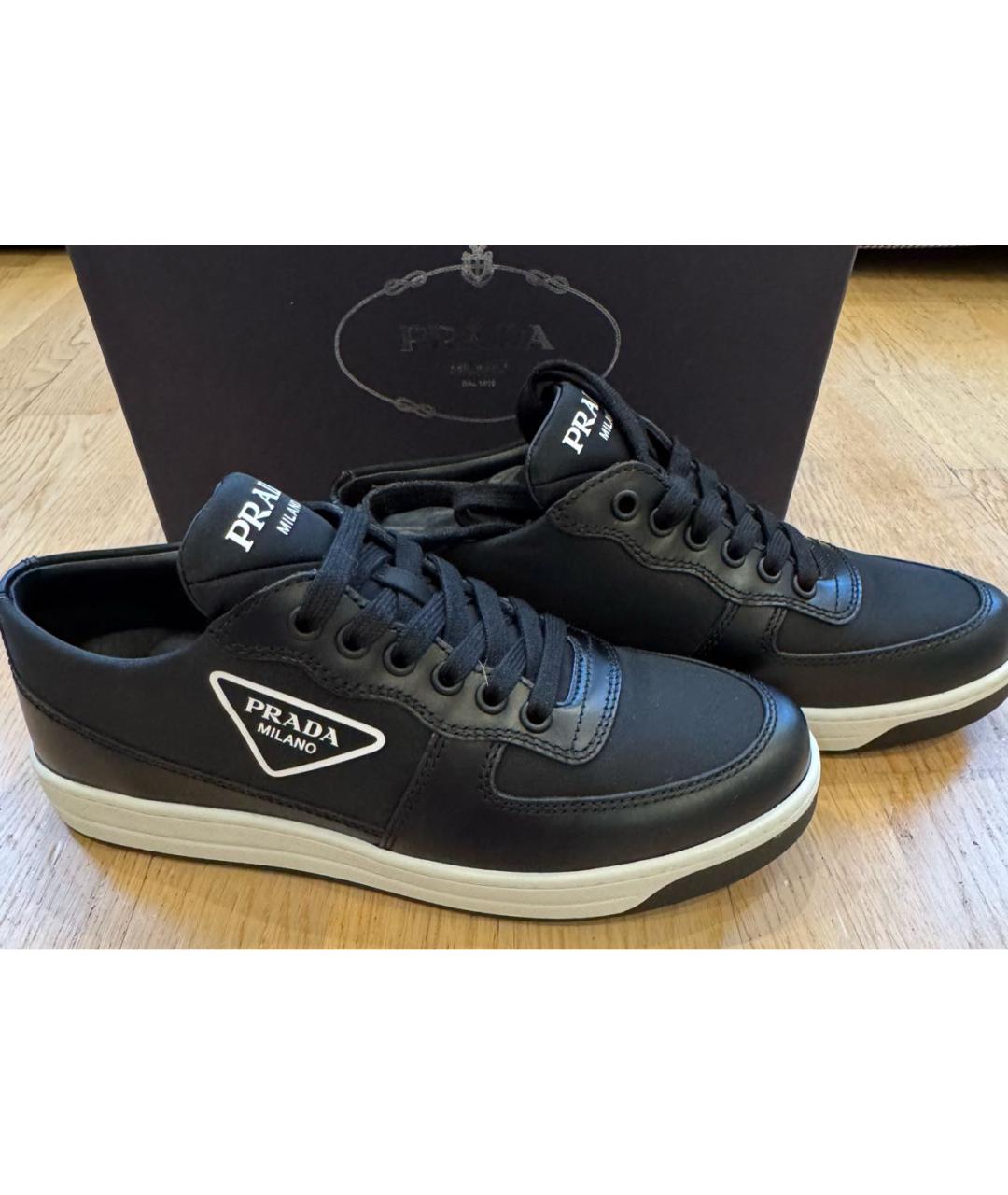 PRADA Черные кроссовки, фото 5
