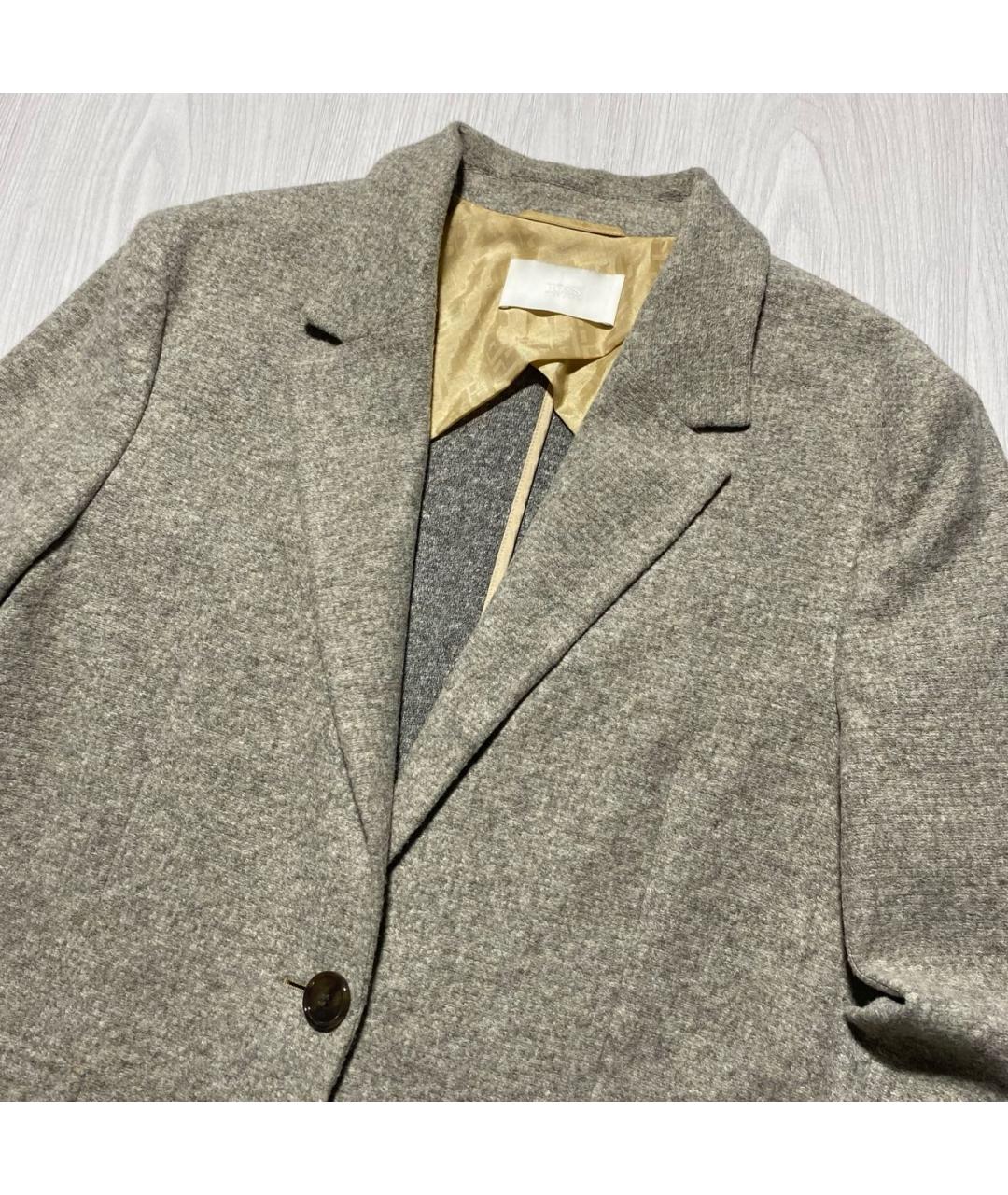 HUGO BOSS Бежевый шерстяной жакет/пиджак, фото 3