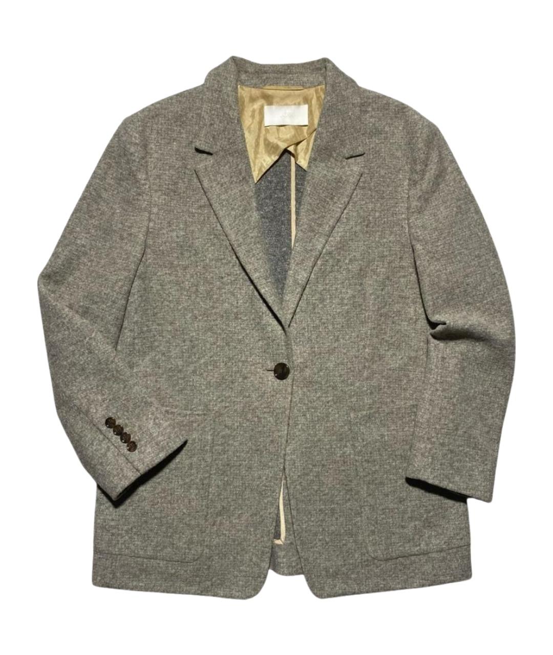 HUGO BOSS Бежевый шерстяной жакет/пиджак, фото 1