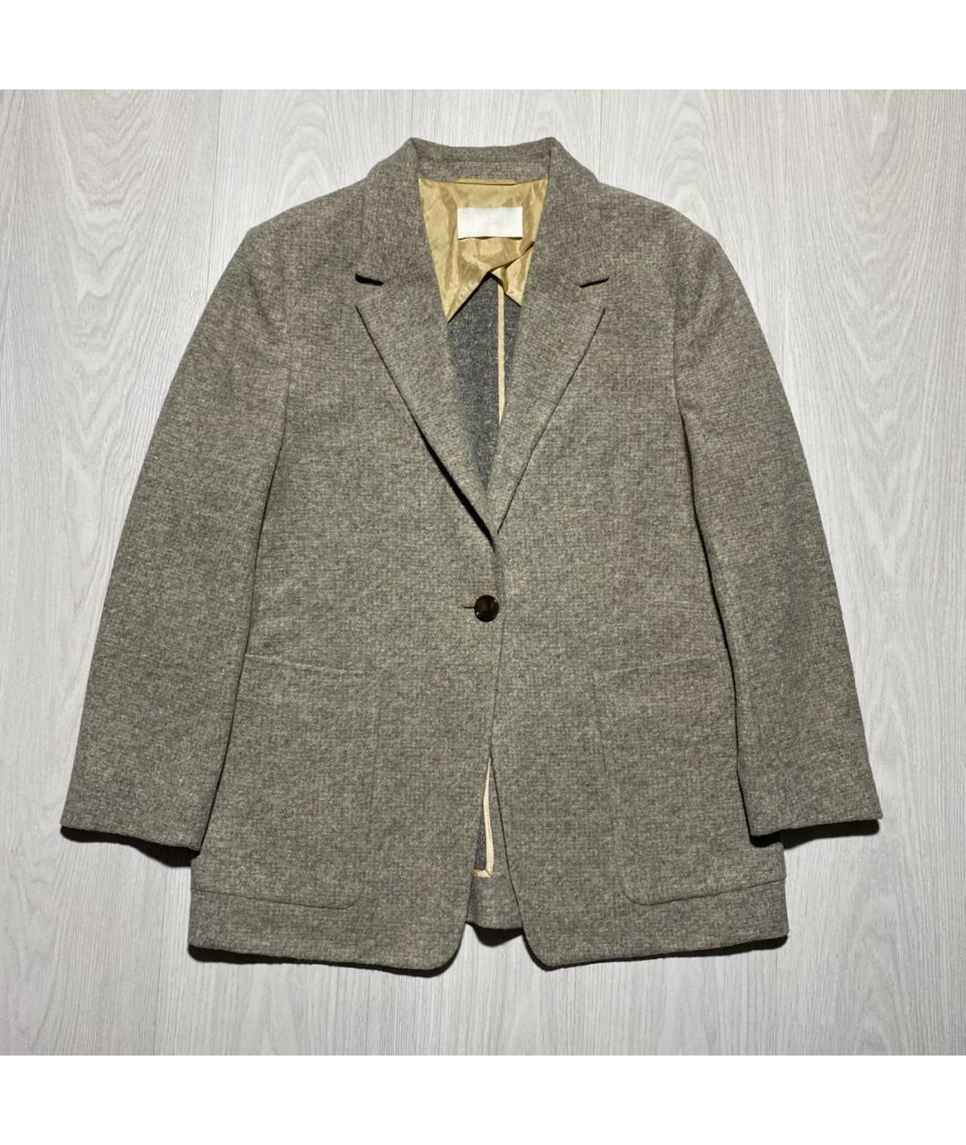 HUGO BOSS Бежевый шерстяной жакет/пиджак, фото 5