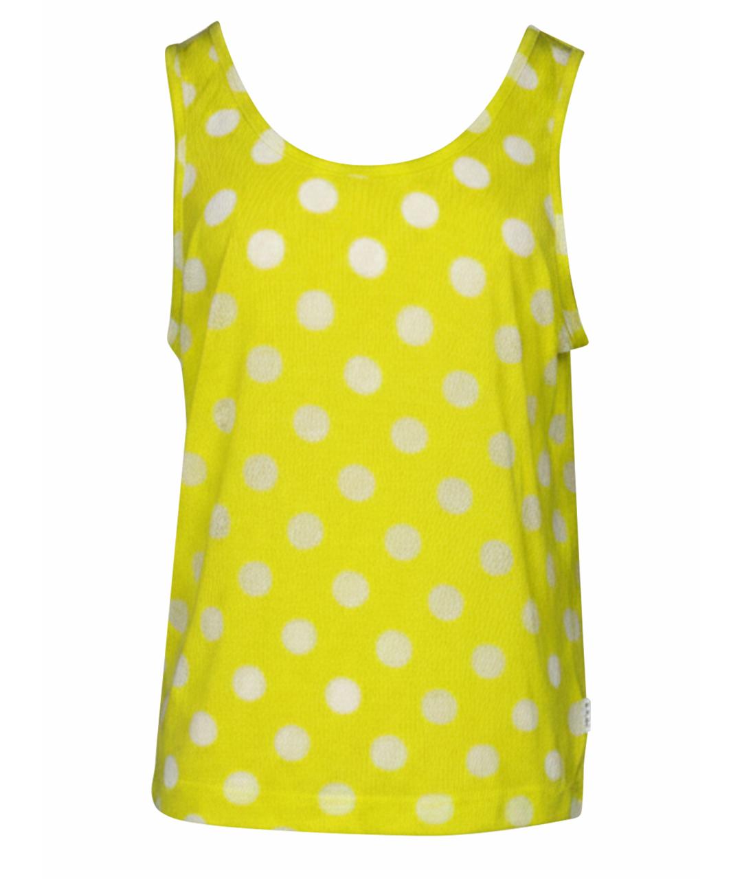 PAUL SMITH Желтая вискозная майка, фото 1