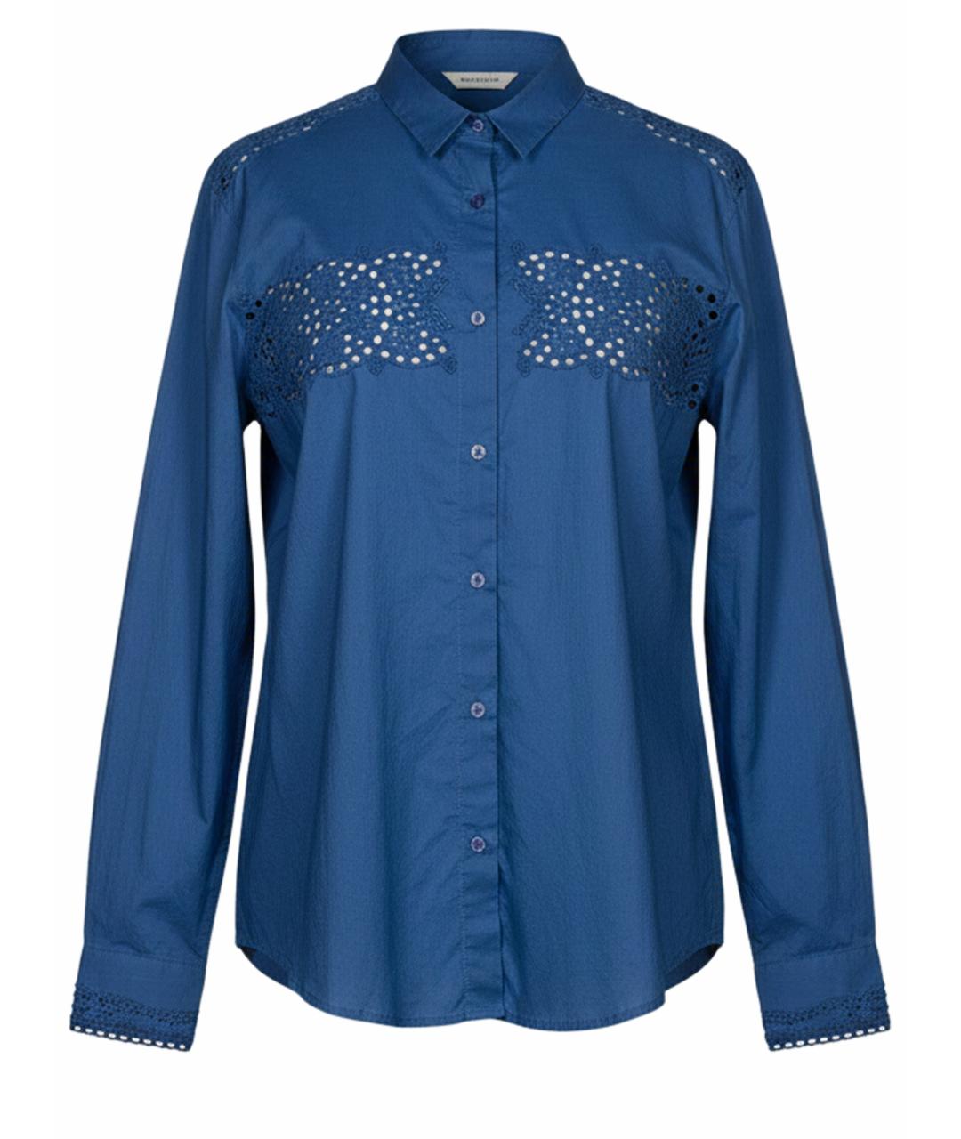 PAUL SMITH Темно-синяя хлопковая рубашка, фото 1