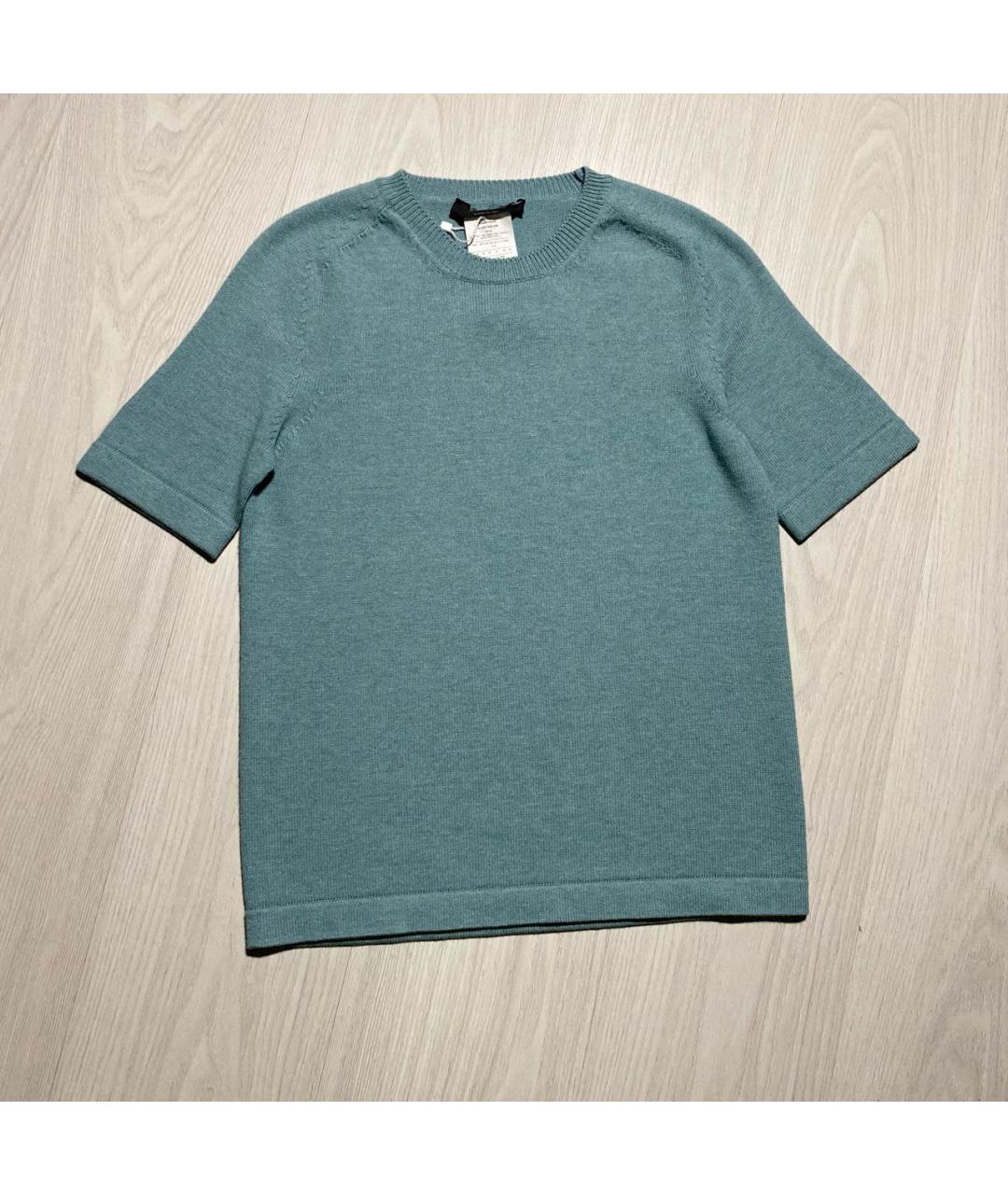 WEEKEND MAX MARA Бирюзовый вискозный джемпер / свитер, фото 5