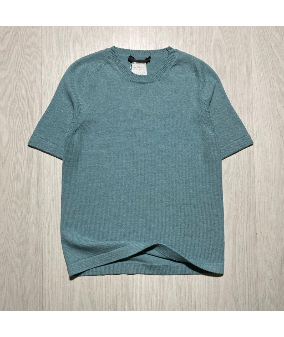 WEEKEND MAX MARA Бирюзовый вискозный джемпер / свитер, фото 9