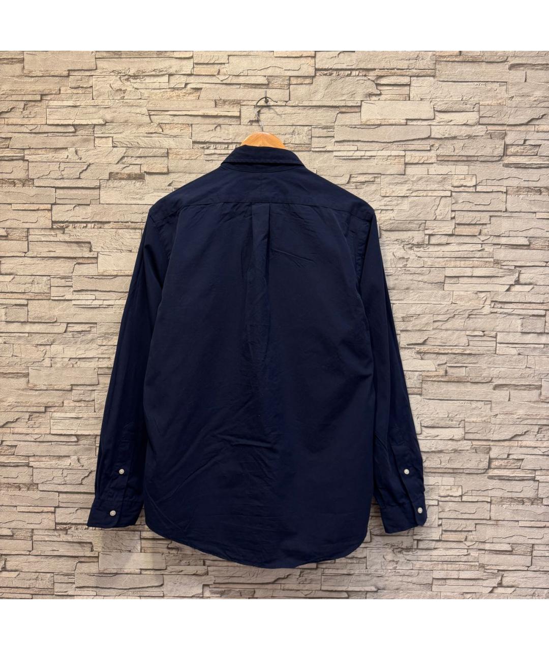 POLO RALPH LAUREN Темно-синяя хлопковая кэжуал рубашка, фото 2