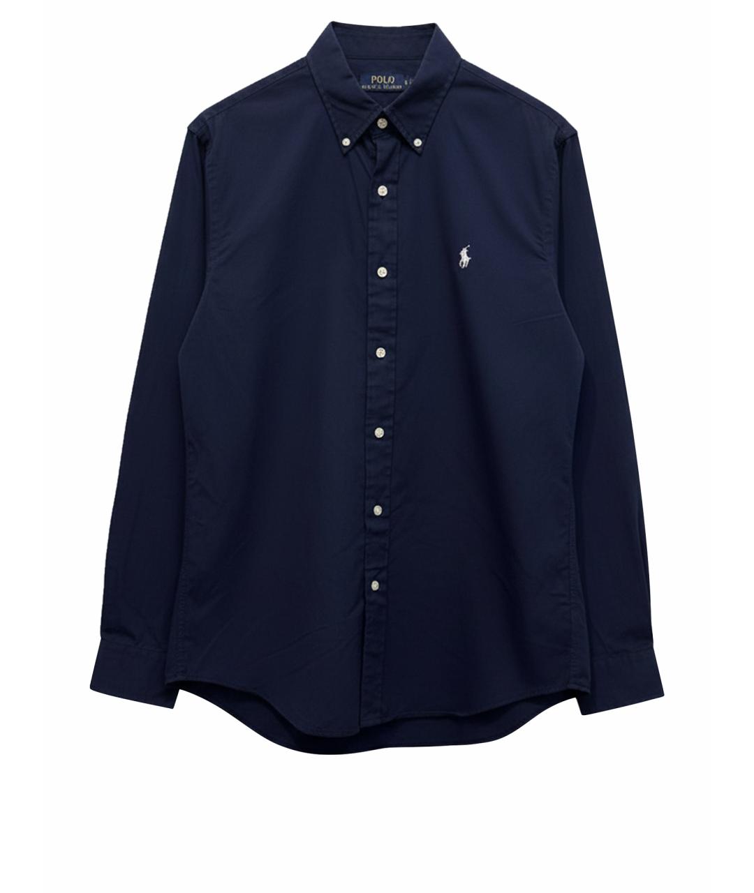 POLO RALPH LAUREN Темно-синяя хлопковая кэжуал рубашка, фото 9