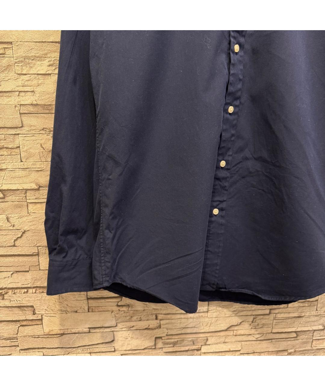POLO RALPH LAUREN Темно-синяя хлопковая кэжуал рубашка, фото 6