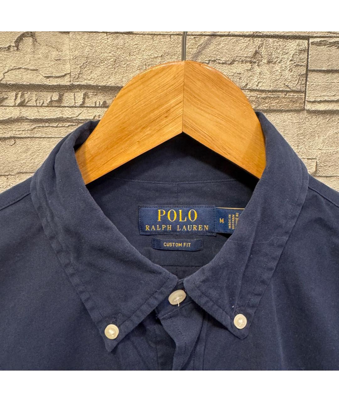 POLO RALPH LAUREN Темно-синяя хлопковая кэжуал рубашка, фото 3