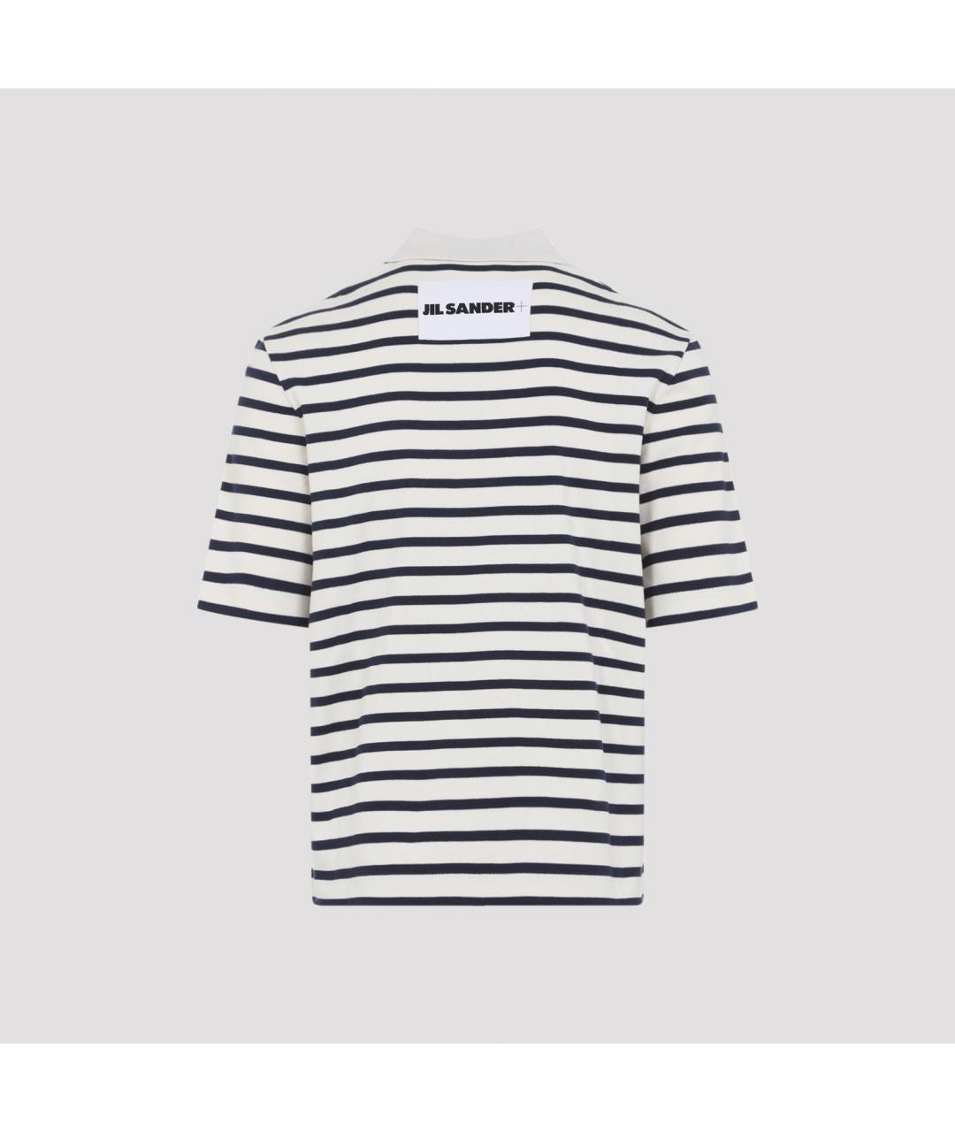 JIL SANDER Мульти хлопковое поло с коротким рукавом, фото 2