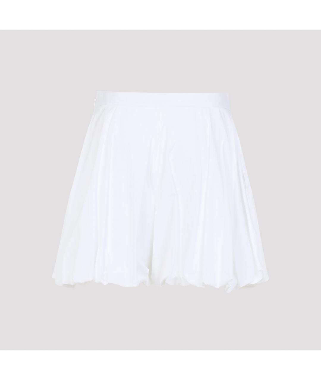 JIL SANDER Белые хлопковые шорты, фото 2